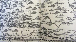 Фрагмент карты Польского королевства Вацлава Гродецкого из нидерландского атласа Абрахама Ортелия, 1570 г.