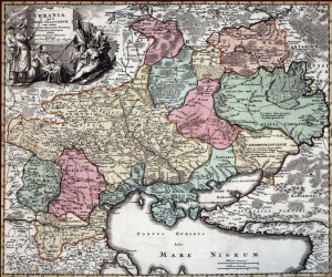 "Україна або земля козаків" Йоганна Гоманна, 1712