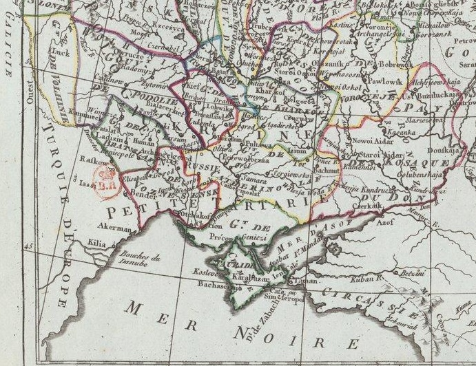 Україна у французькому атласі 1806 р.