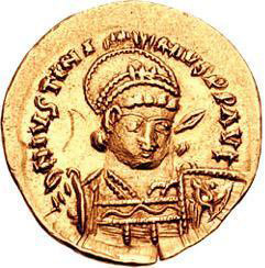 Солид Юстиниана І (527 – 565)