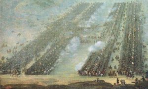 Полтавська битва, 8 липня 1709 року (невідомий художник, близько 1760 р.)