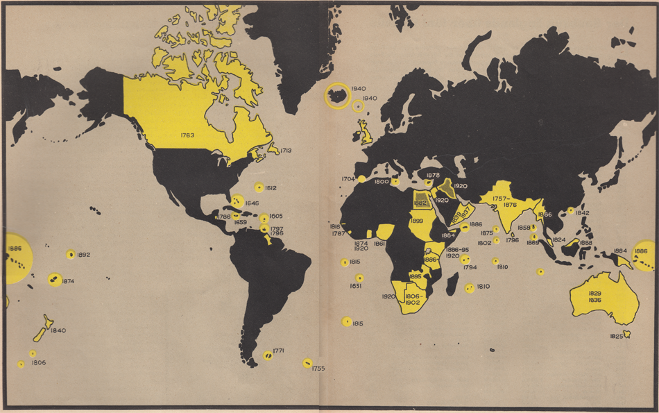 Хижацька кампанія Англії на п'яти континентах