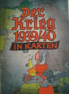 Обкладинка німецького видання "Війна 1939/40 у картах"
