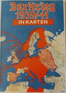 Обкладинка нового атласу "Війна 1939/41 в картах", виданого у 1942 році
