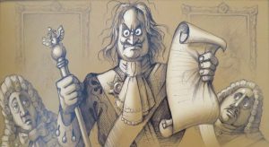 Юрій Журавель. Гнів Петра, 2008 р. Ілюстрація до книги «Мазепа. Крок до правди» (К.: ГО «Не будь байдужим!», 2008, с.13).