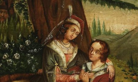 Іван Керітка (?). Мазепа зізнається у коханні Терезії, XVIII ст.