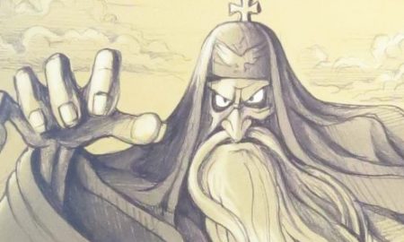 Юрій Журавель. Анафема Мазепі, 2008 р. Ілюстрація до книги «Мазепа. Крок до правди» (К.: ГО «Не будь байдужим!», 2008, с.19).