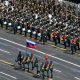 Russian servicemen attend the Victory Day Parade in Red Square in Moscow, Russia, June 24, 2020. The military parade, marking the 75th anniversary of the victory over Nazi Germany in World War Two, was scheduled for May 9 but postponed due to the outbreak of the coronavirus disease (COVID-19). Host photo agency/Evgeny Biyatov via REUTERS